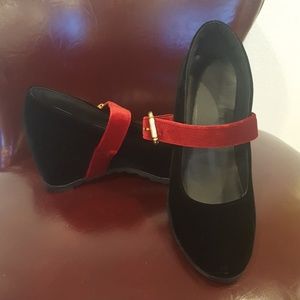 Mary Jane wedges